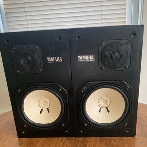 YAMAHA NS-10M Speaker Pair Set System Studio Monitors Speakers Black NS1OM Used